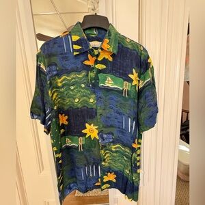 HAUPT Men’s Shirt with Floral Pattern